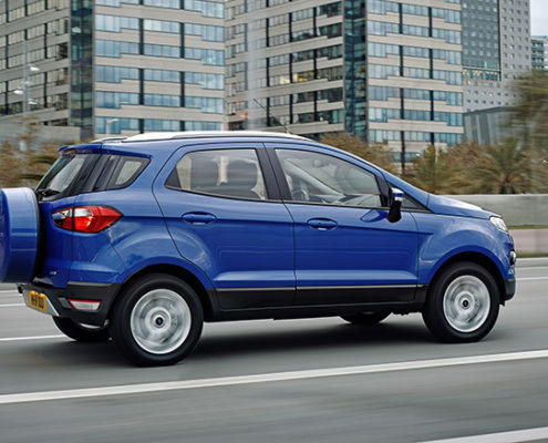 Nuova Ford EcoSport con ruota posteriore